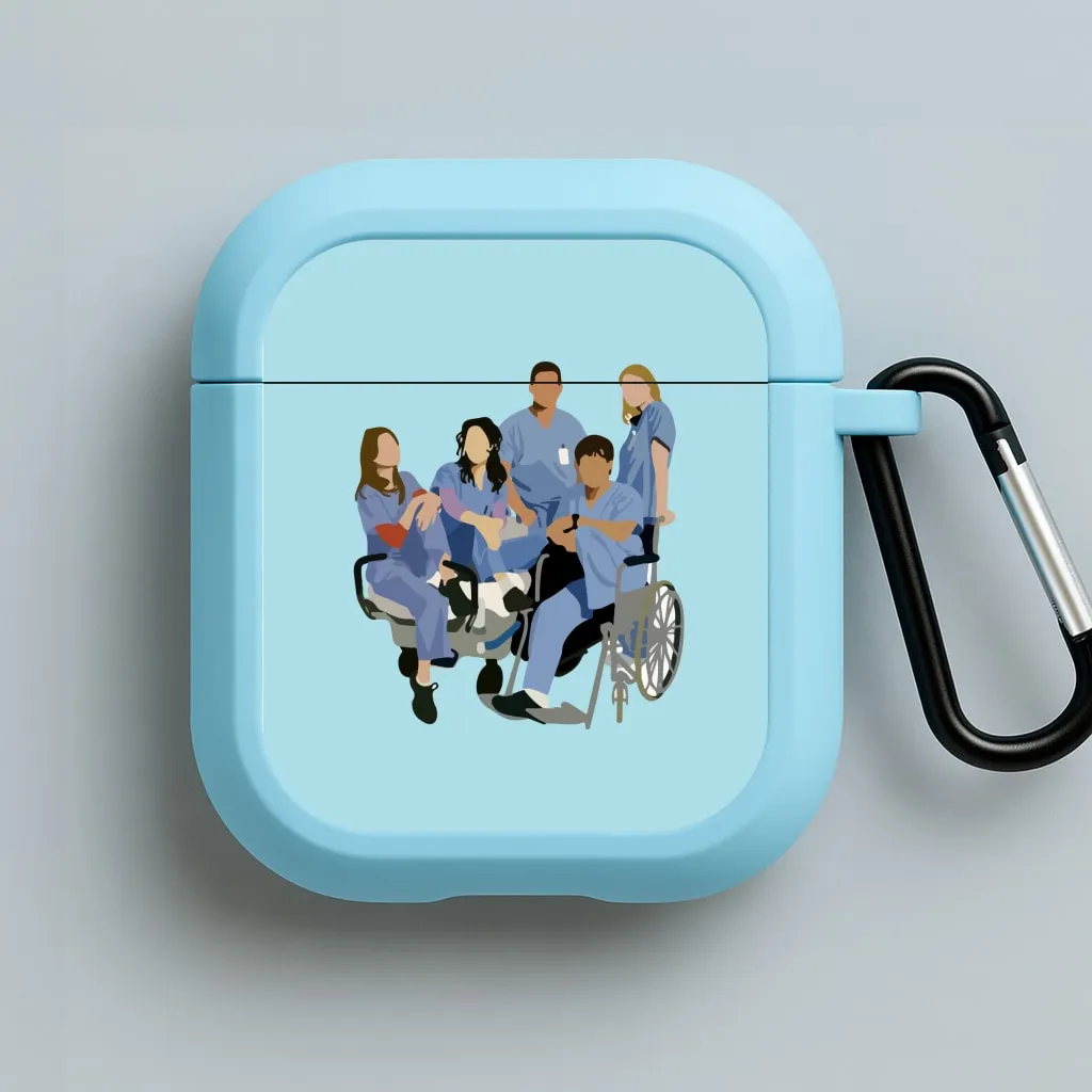 Greys Cast AirPods Case travel ready airpods case