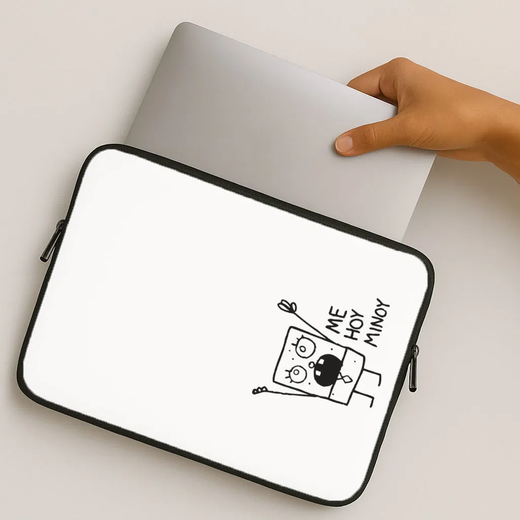 Grip Assist Smooth Form Doodlebob Me Hoy Minoy Laptop Sleeve