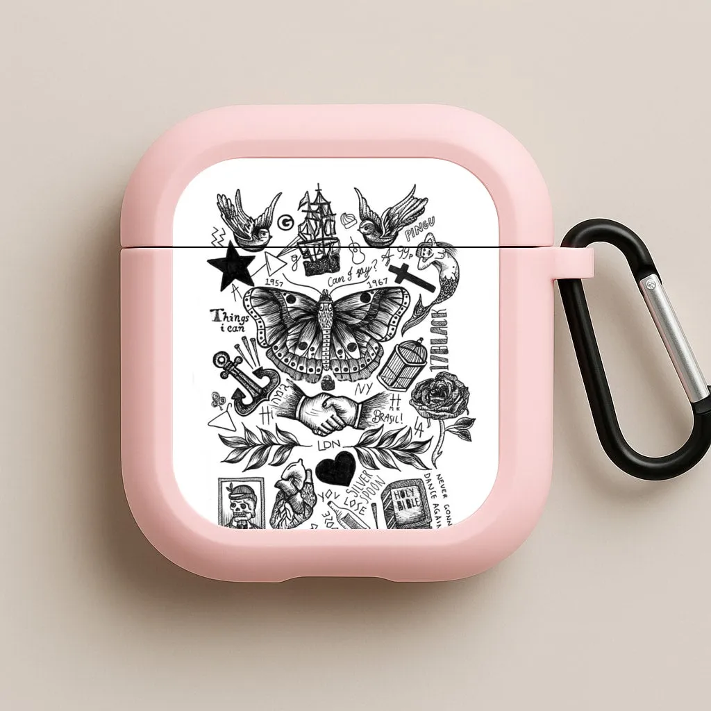 Harry Tattoos AirPods Case lightweight dustproof protector