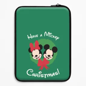 Have A Mickey Christmas Laptop Sleeve Protective barrier