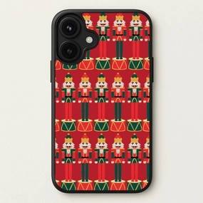 Luxury Accent Color Pattern Nutcracker - Christmas Patterns Phone Case