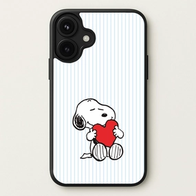 Snoopy - Valentine's Day Phone Case Flexible Pattern Layer Work Essentials