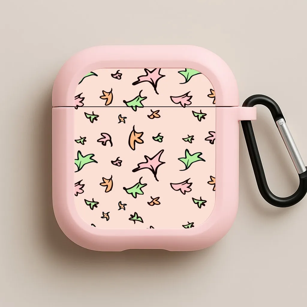 Heart Leaves AirPods Case minimalist earbuds protector compact earbuds protector