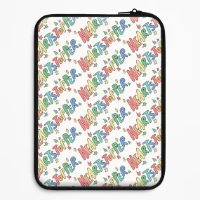 Colorful Pattern Hard Edge Heart Pattern Laptop Sleeve