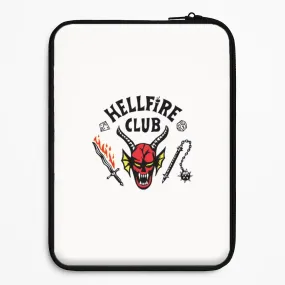 Hellfire Logo - White Laptop Sleeve Stylish frame