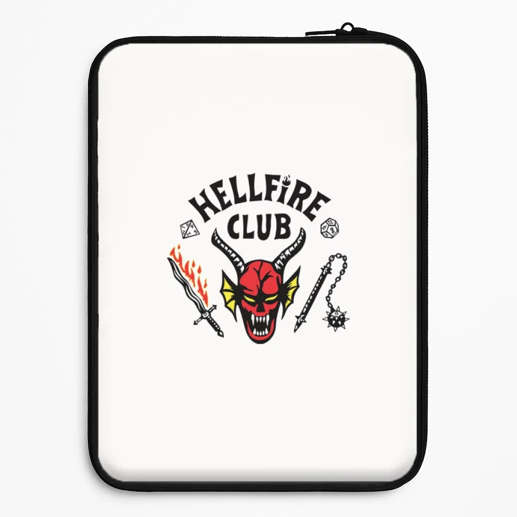 Hellfire Logo - White Laptop Sleeve Stylish frame