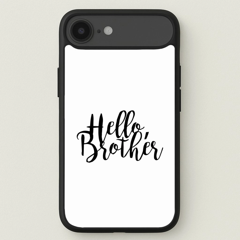 Hello Brother - VD Phone Case Modern Texture Look Matte Finish