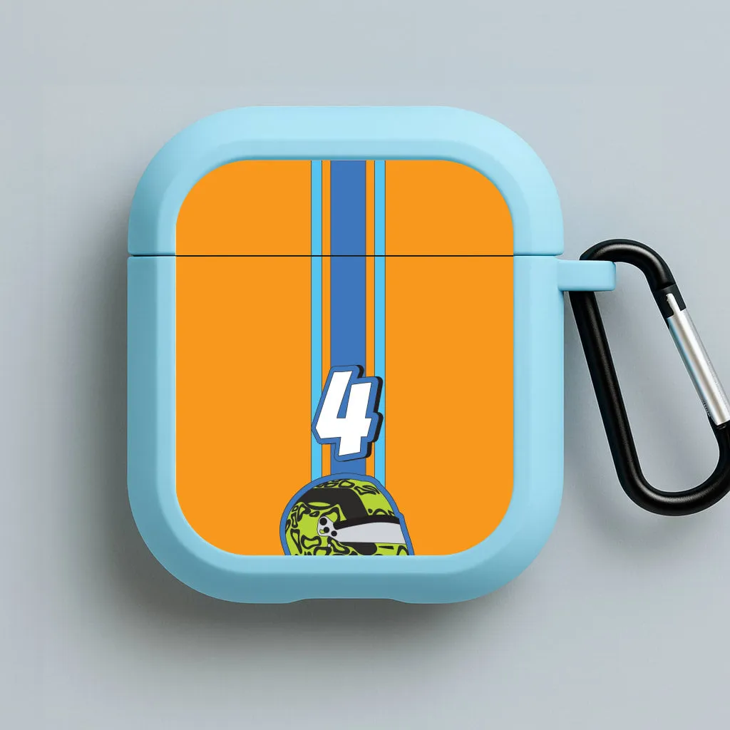 fashion handmade leather airpods cover Helmet 4 AirPods Case