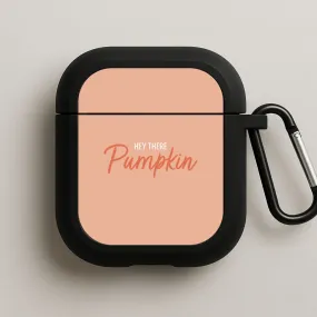 Cute Earbuds Pouch Hey There Pumpkin - Halloween AirPods Case