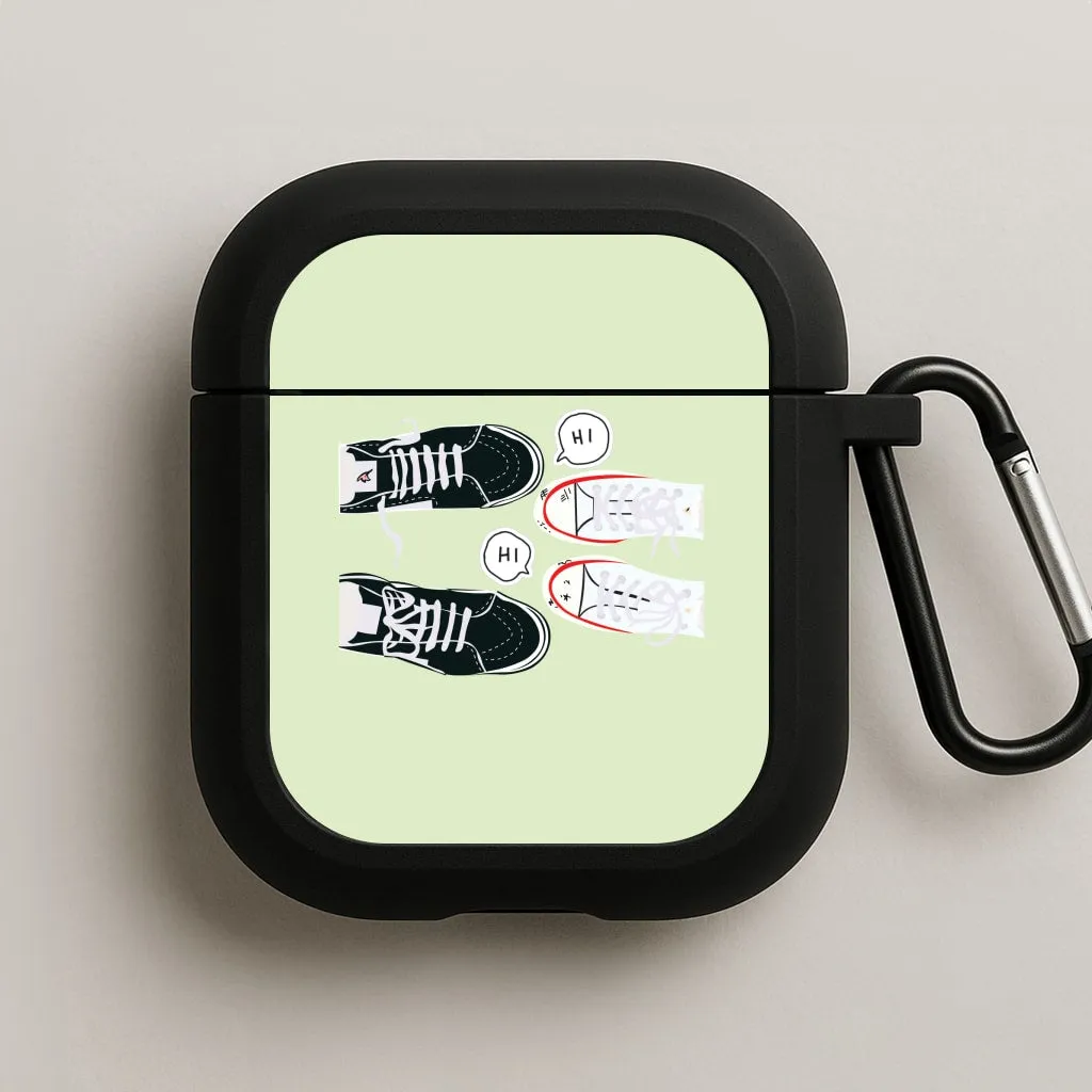 Hi - Heart TV AirPods Case airpods case for commuters Creative Travel Shell