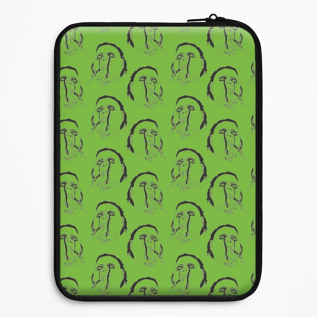 Pocket Friendly Michael Myers Pattern Laptop Sleeve