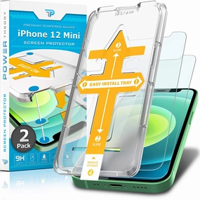 Nano Shield Max Mobile Device Shield iPhone 12 Mini Tempered Glass Screen Protector [2-Pack]