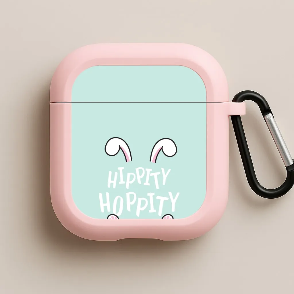 Trendy Compact Storage Hippity Hoppity AirPods Case