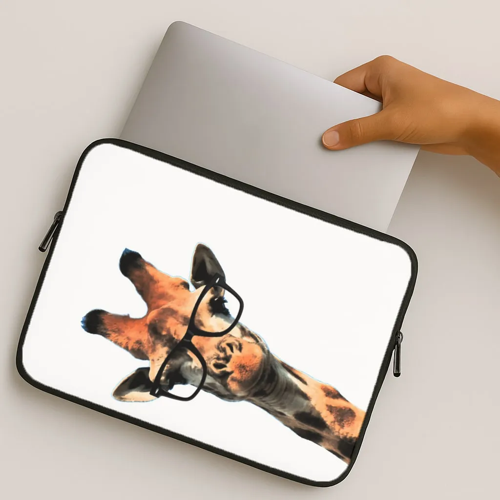 Elegant Build Premium Surface Hipster Giraffe Tumblr Laptop Sleeve