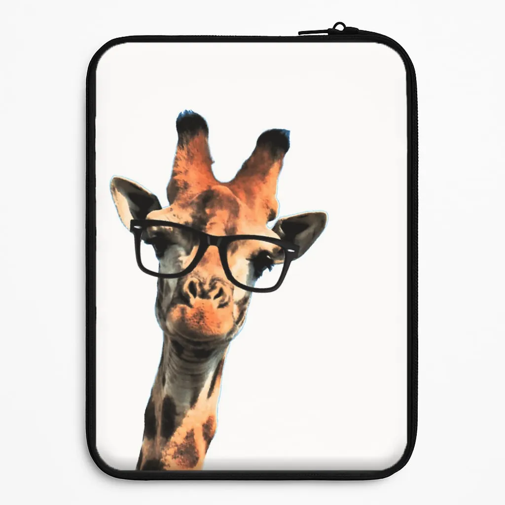 Hipster Giraffe Tumblr Laptop Sleeve Smooth Edge Design