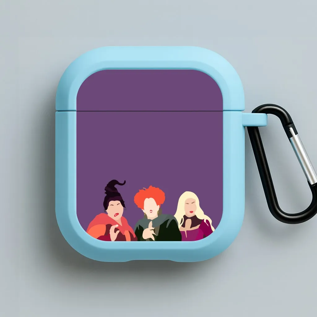 Hocus Halloween Witches - Halloween AirPods Case Portable Handy Pouch