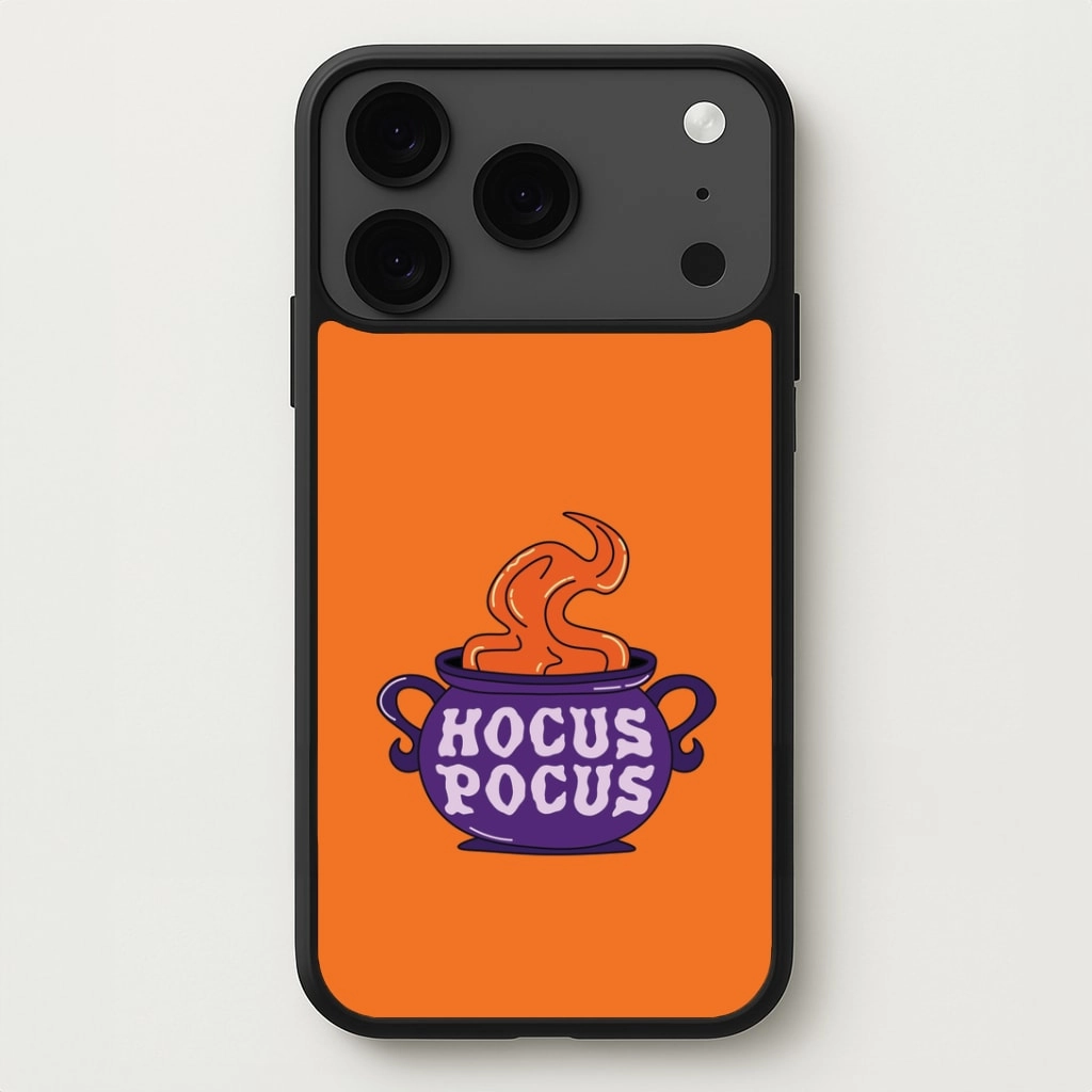 Hocus Pocus Cauldron Phone Case Gradient Design