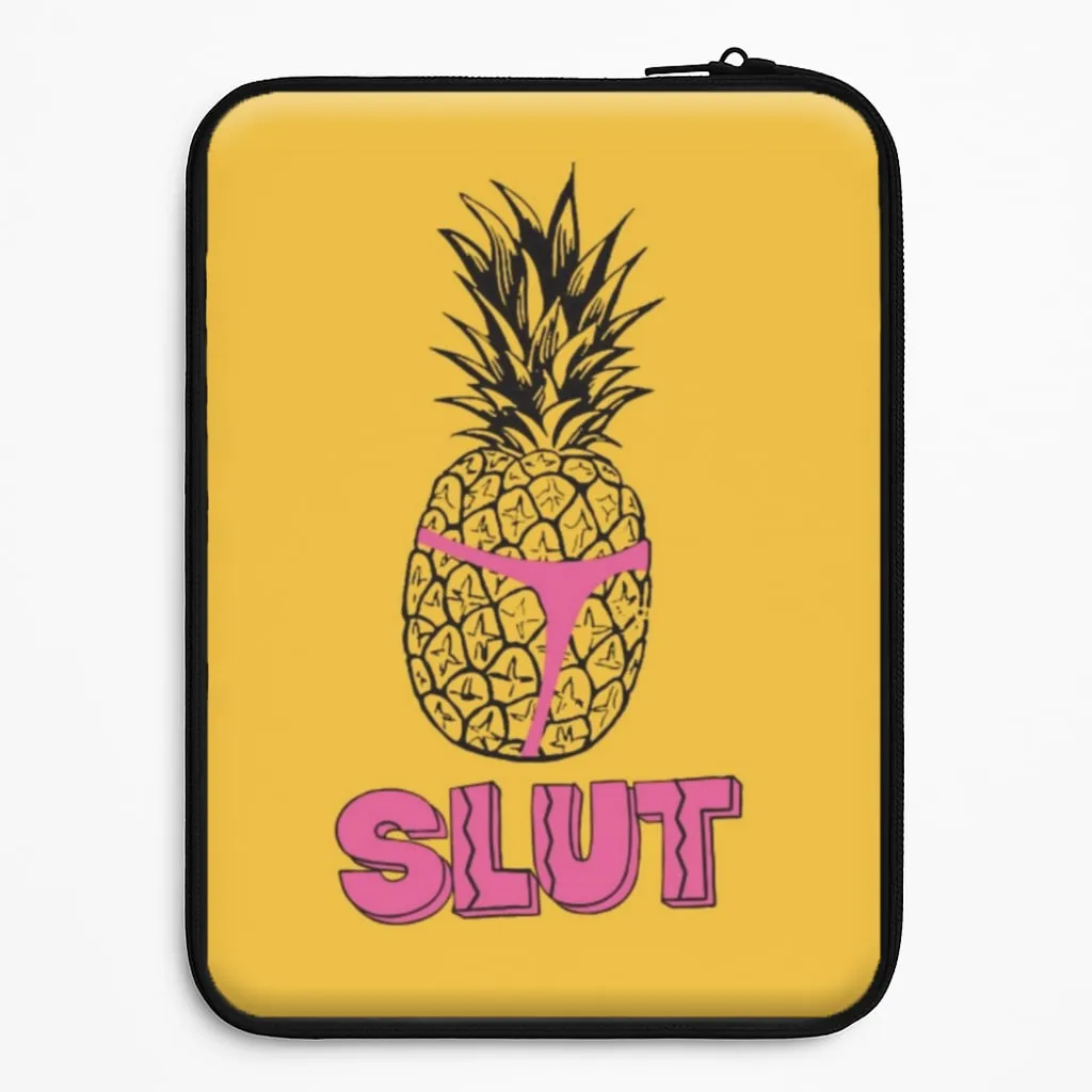 Holt's Pineapple Shirt Design - B99 Laptop Sleeve clean design Marble finish