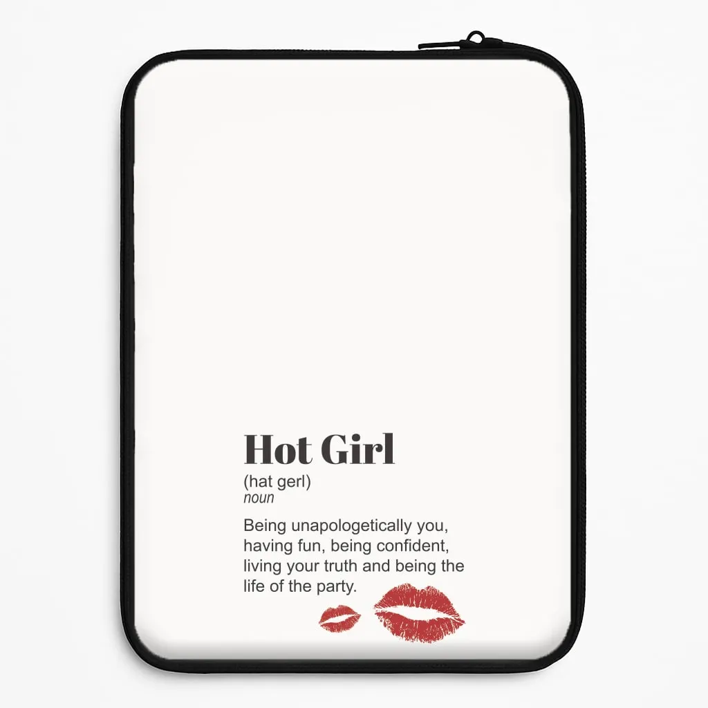 Hot Girl Dictionary Definition Laptop Sleeve Protective Pattern