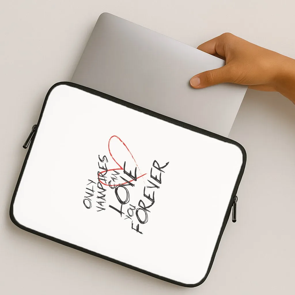 Travel Companion Elegant Detail Only Vampires Can Love You Forever - VD Laptop Sleeve