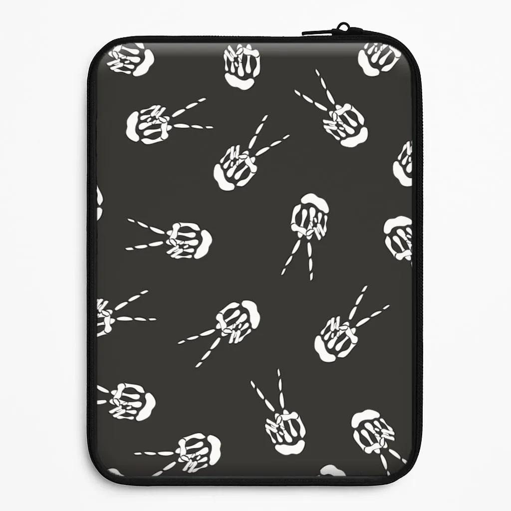 Creative Artwork Skeleton Fingers - Halloween Laptop Sleeve