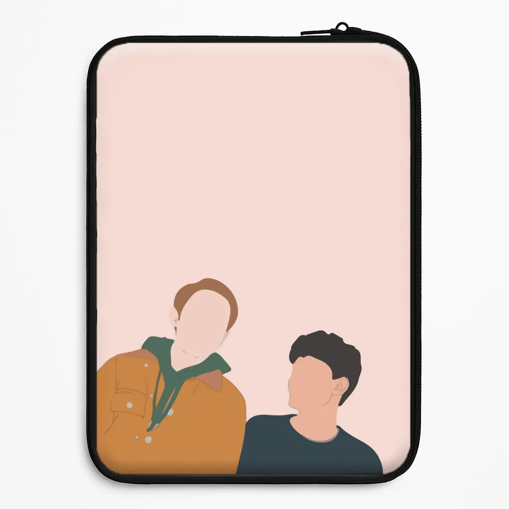 Nick And Charlie - Heart TV Laptop Sleeve Vivid Detail Smooth Look