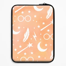 Stylish Cover Wizard Icon Patterns Laptop Sleeve