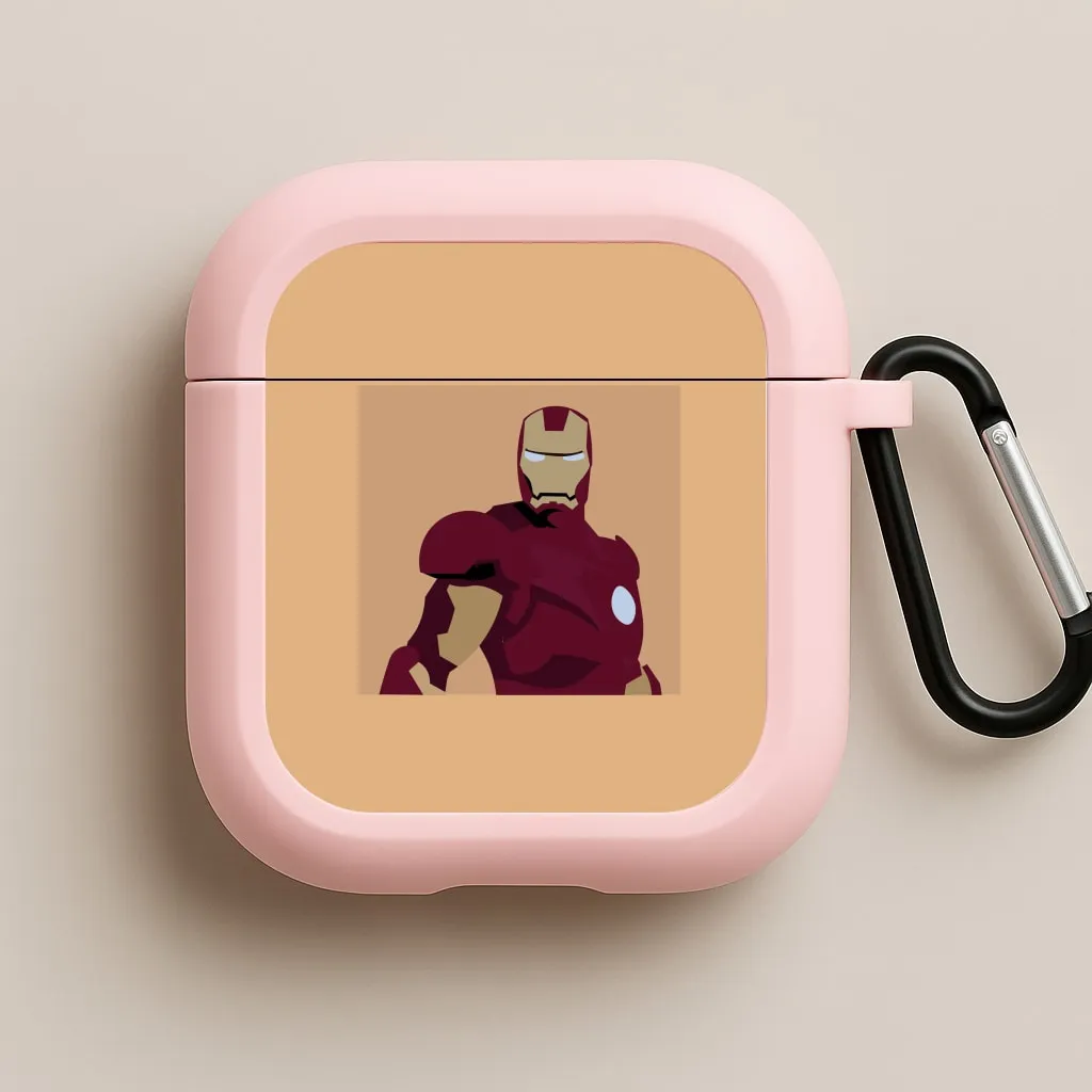 Iron man mask AirPods Case compact wireless earphone case Luxury Gadget Case