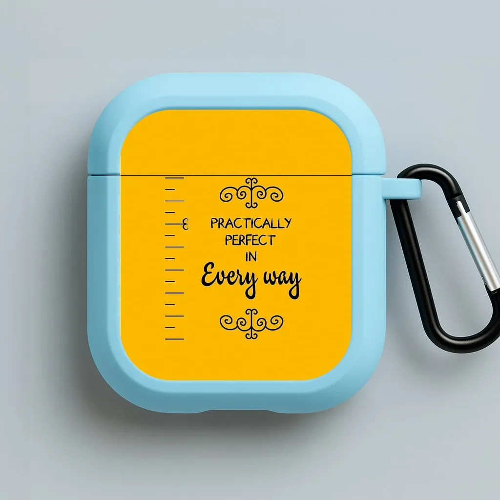 Soft Travel Holder Practically Perfect - Poppins AirPods Case