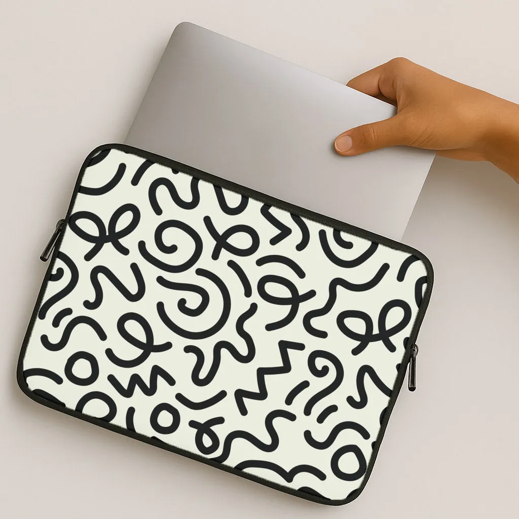 Matte Feel Premium Surface Abstract Patterns 28 Laptop Sleeve