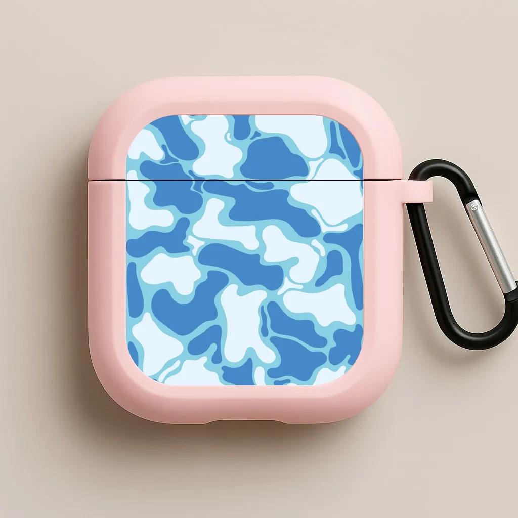 Abstract Pattern 18 AirPods Case Minimalist Rubber Cover