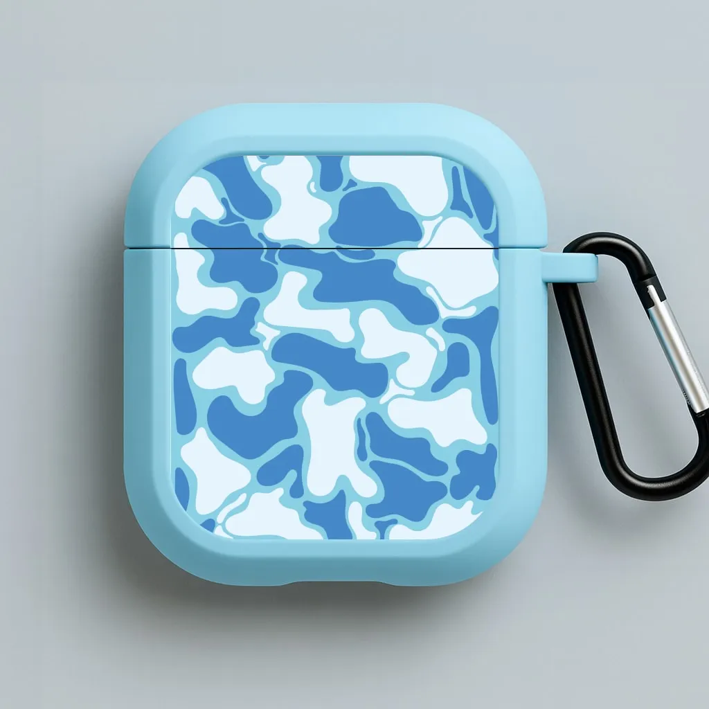 lightweight wireless silicone shell handmade leather airpods cover Abstract Pattern 18 AirPods Case