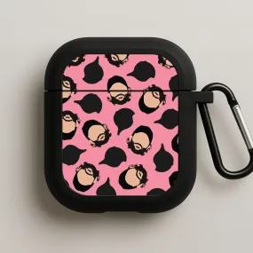 Joe And Hats Pattern AirPods Case soft flexible travel airpods shell fashion minimalist airpods case