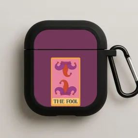 The Fool - Tarot Cards AirPods Case compact commuter pastel airpods protector magnetic clip silicone cover