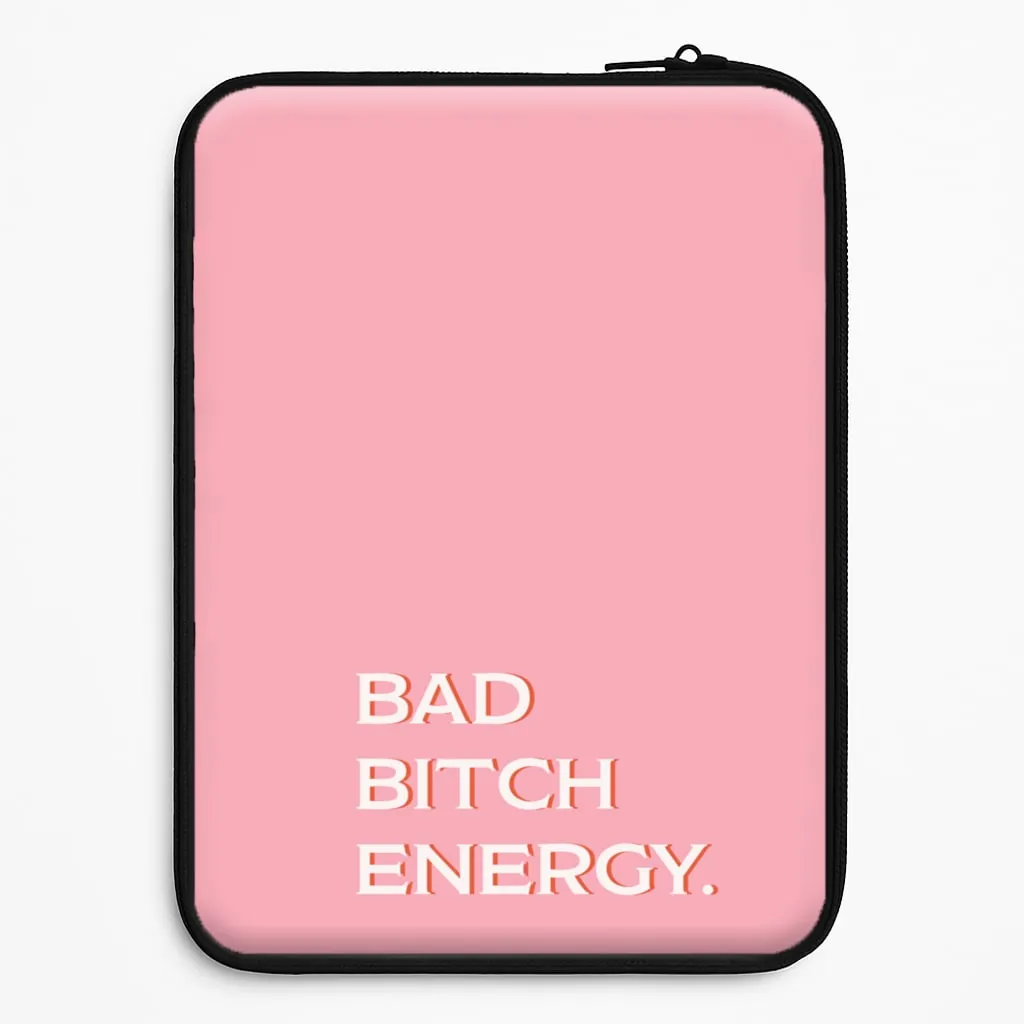 Protective Form Fit Modern Accent Bad Bitch Energy - Hot Girl Summer Laptop Sleeve