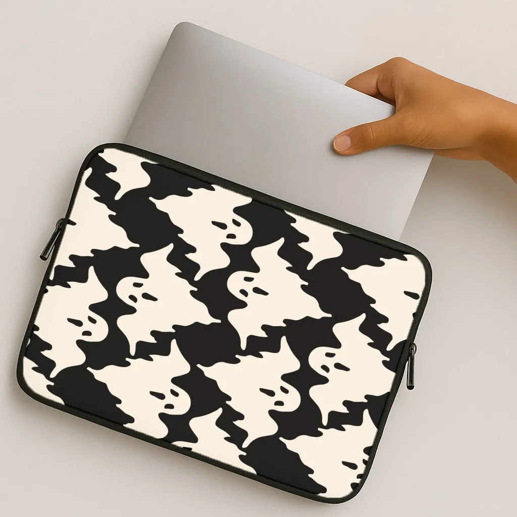 Futuristic style Halloween Pattern 17 Laptop Sleeve