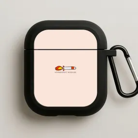 vivid gradient soft travel airpods protector premium rubber airpods protector Hypersonic Missiles - Fender AirPods Case