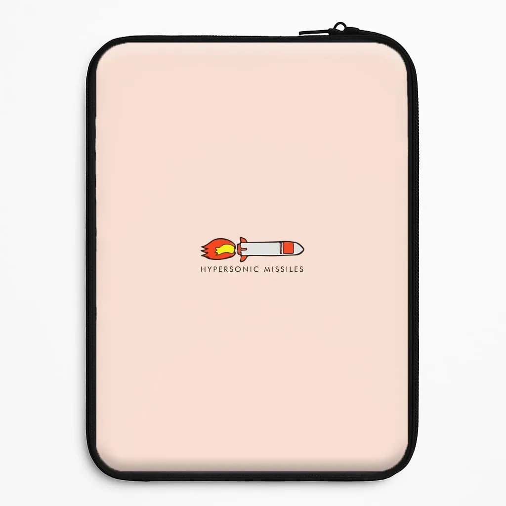 Polished Texture Design Hypersonic Missiles - Fender Laptop Sleeve