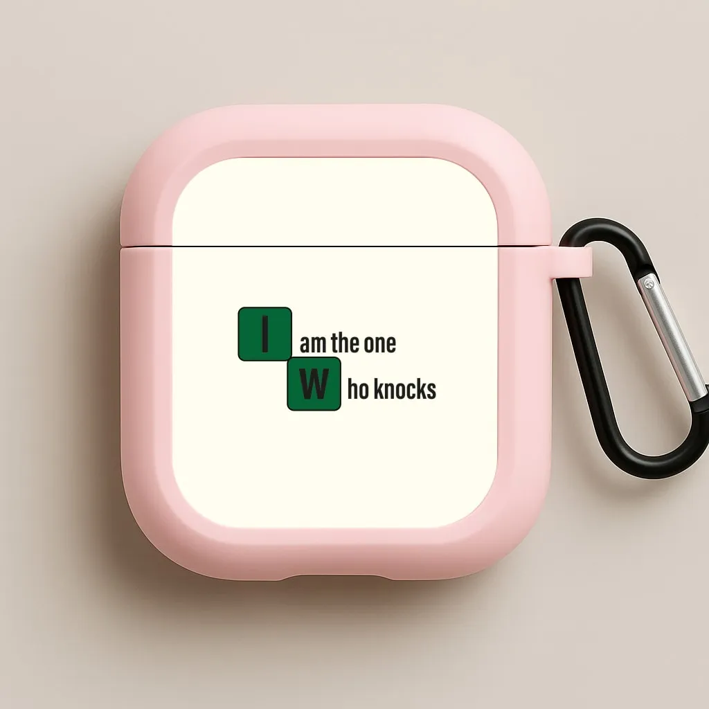 anti fingerprint airpods cover Soft Protective Bag I Am The One Who Knocks AirPods Case