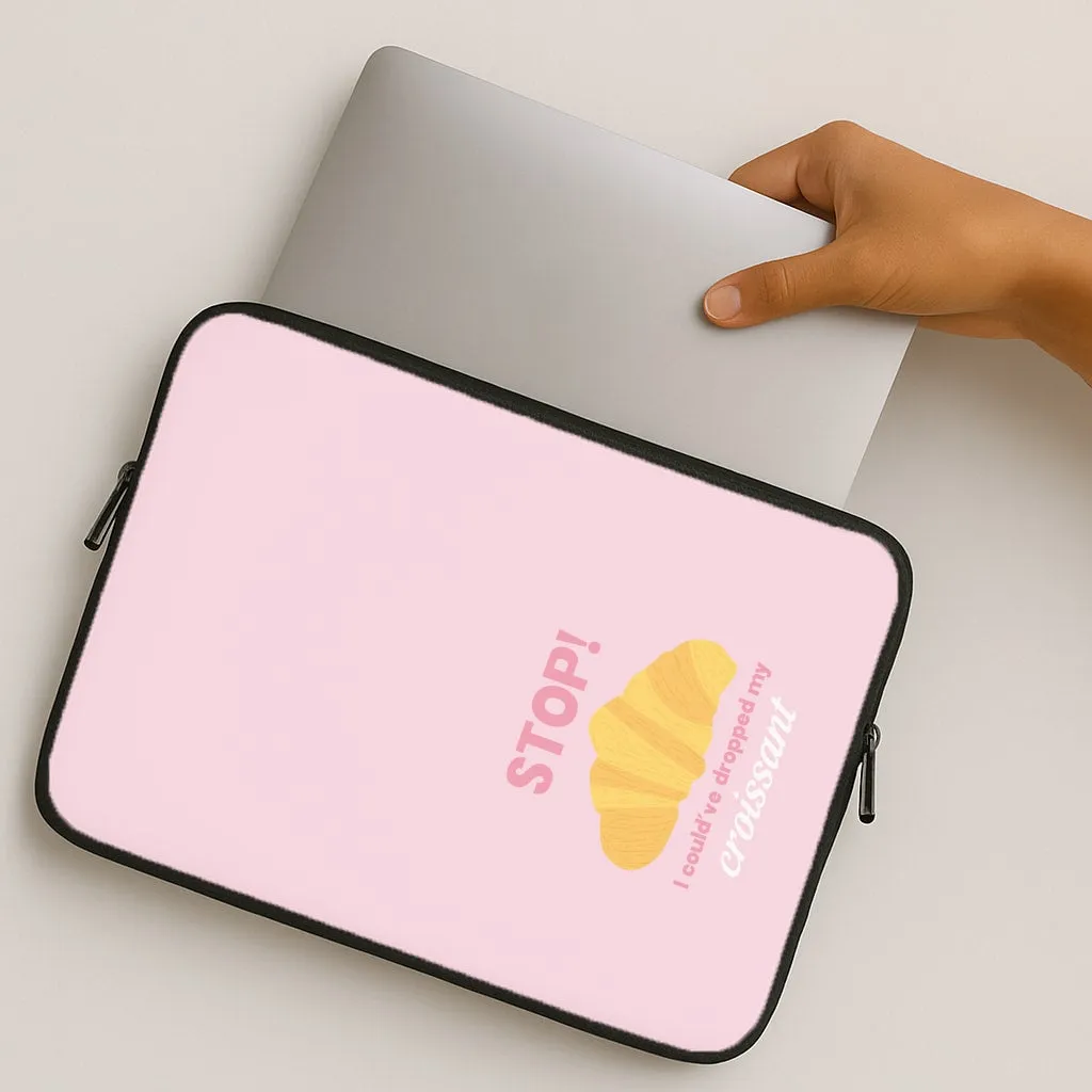 I Could've Dropped My Croissant - Memes Laptop Sleeve Slim Look