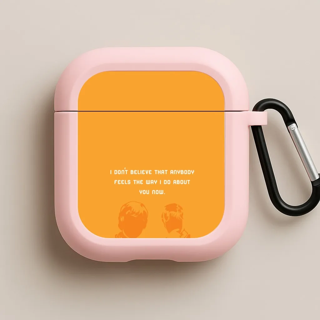 for commuters Fashion Compact Organizer I Don't Believe That Anybody AirPods Case
