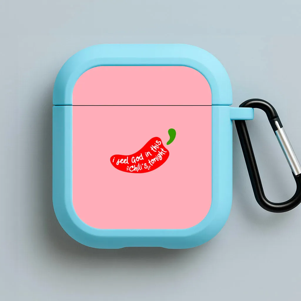 wireless charging shell I Feel God In This Chilli's Tonight AirPods Case