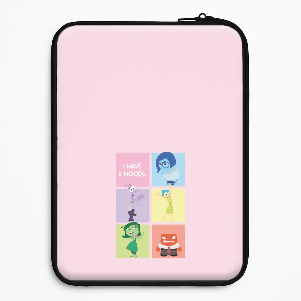 Shock Resistant Build I Have Moods - Inside Out Laptop Sleeve