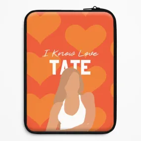 Screen Bumper I Know Love Pattern Laptop Sleeve