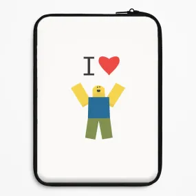 I love Blox Gaming Laptop Sleeve Printed Graphic