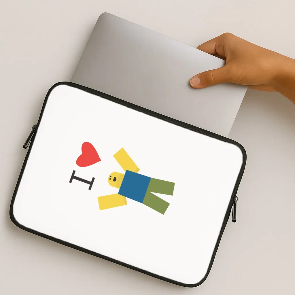 I love Blox Gaming Laptop Sleeve Ergonomic Feel Clear View