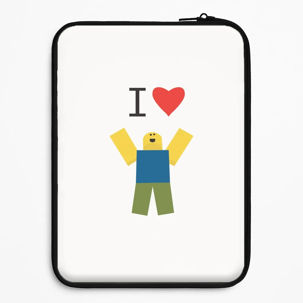 I love Blox Gaming Laptop Sleeve Printed Graphic