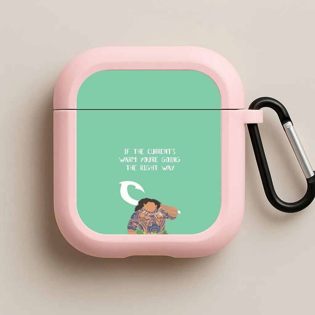 If The Current's Warm AirPods Case vivid neon earbuds case