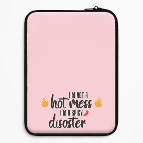 Comfort Fit Edge I'm A Spicy Disaster - Funny Quotes Laptop Sleeve