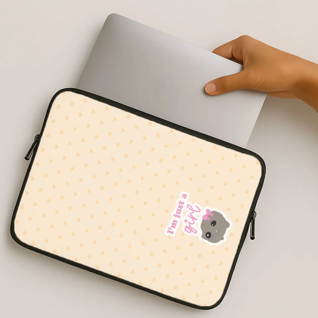 Premium Shield Everyday Function I'm Just A Girl Laptop Sleeve